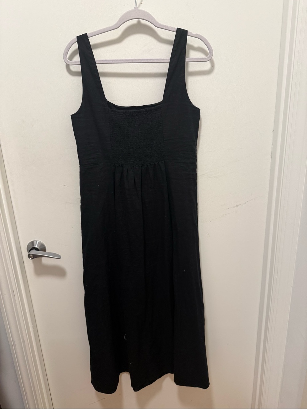GAP Black Square-Neck Midi Dress - Picture 2 of 5